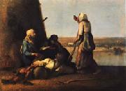 The Haymakers' Rest Jean Francois Millet